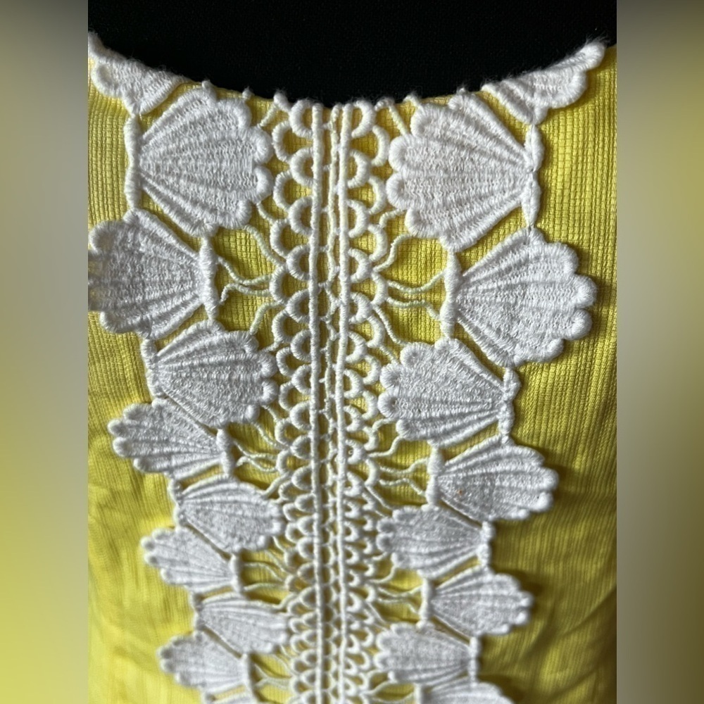 Lilly Pulitzer yellow shelli stretch dress - Picture 7 of 10